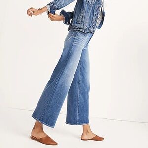 Madewell Wide-Leg Crop Jeans